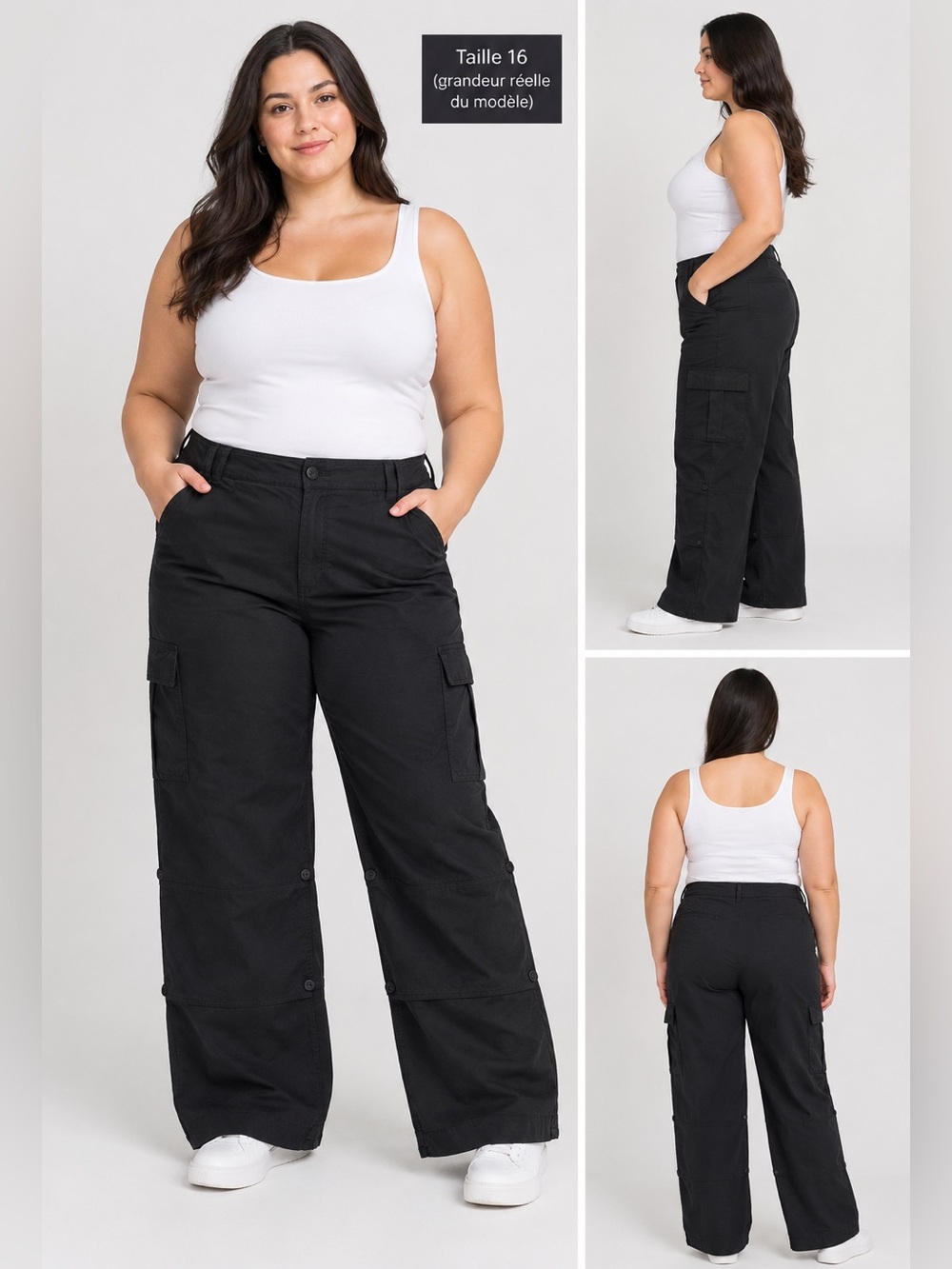 Woman’s Black Convertible Cargo Pants